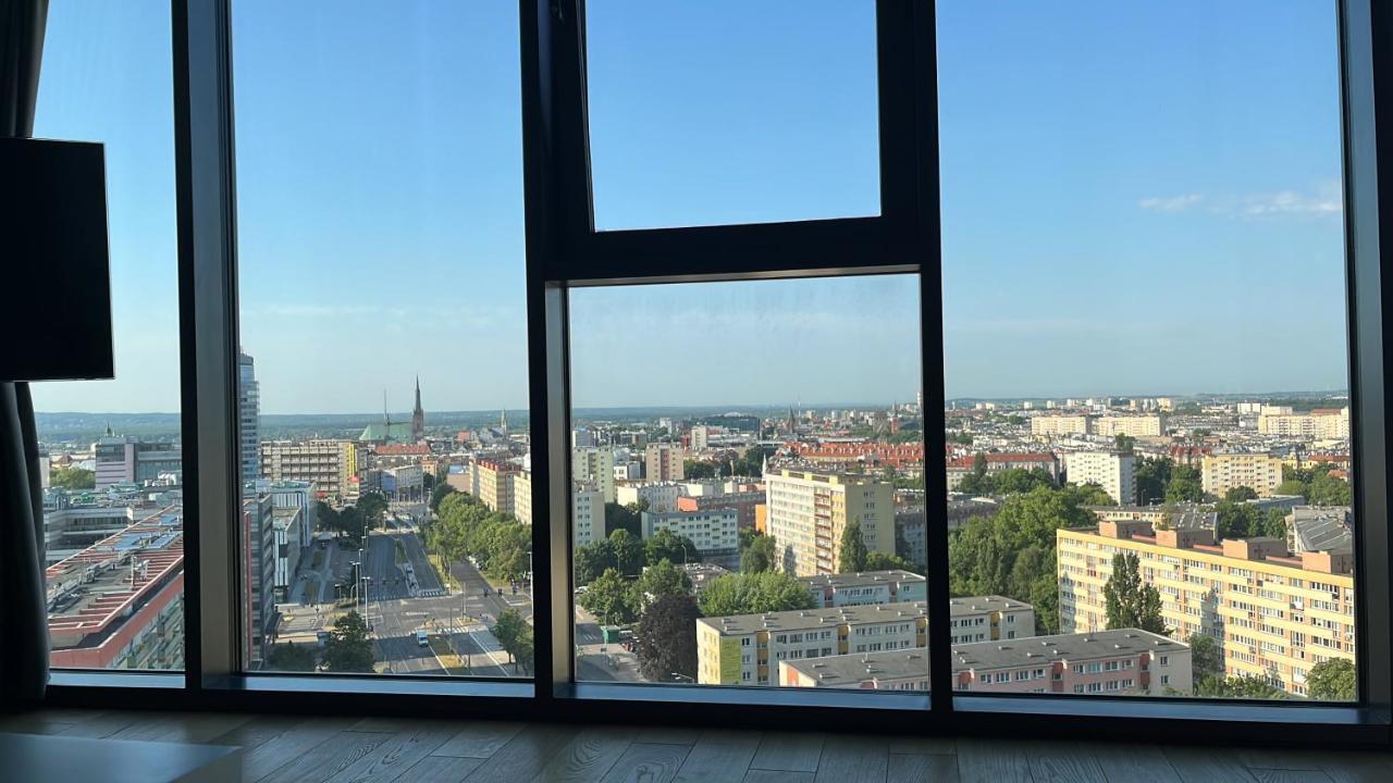 Hanza Tower - Luxurious Apartment 60M2 - 15Th Floor City View シュチェチン エクステリア 写真