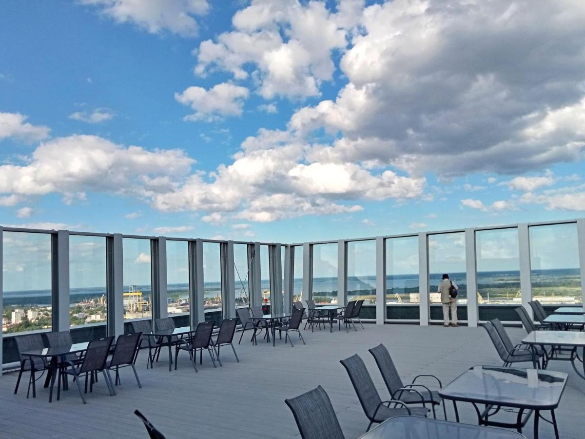 Hanza Tower - Luxurious Apartment 60M2 - 15Th Floor City View シュチェチン エクステリア 写真